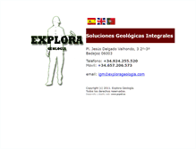 Tablet Screenshot of explorageologia.com